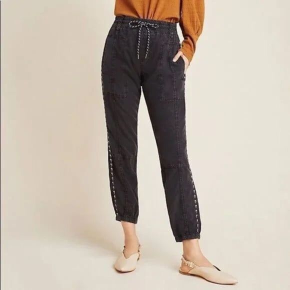 Anthropologie Byron Seamed Soft Utility Joggers Size MP - Picture 1 of 4